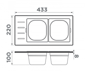 ��������� Omoikiri DC-02-2 GB